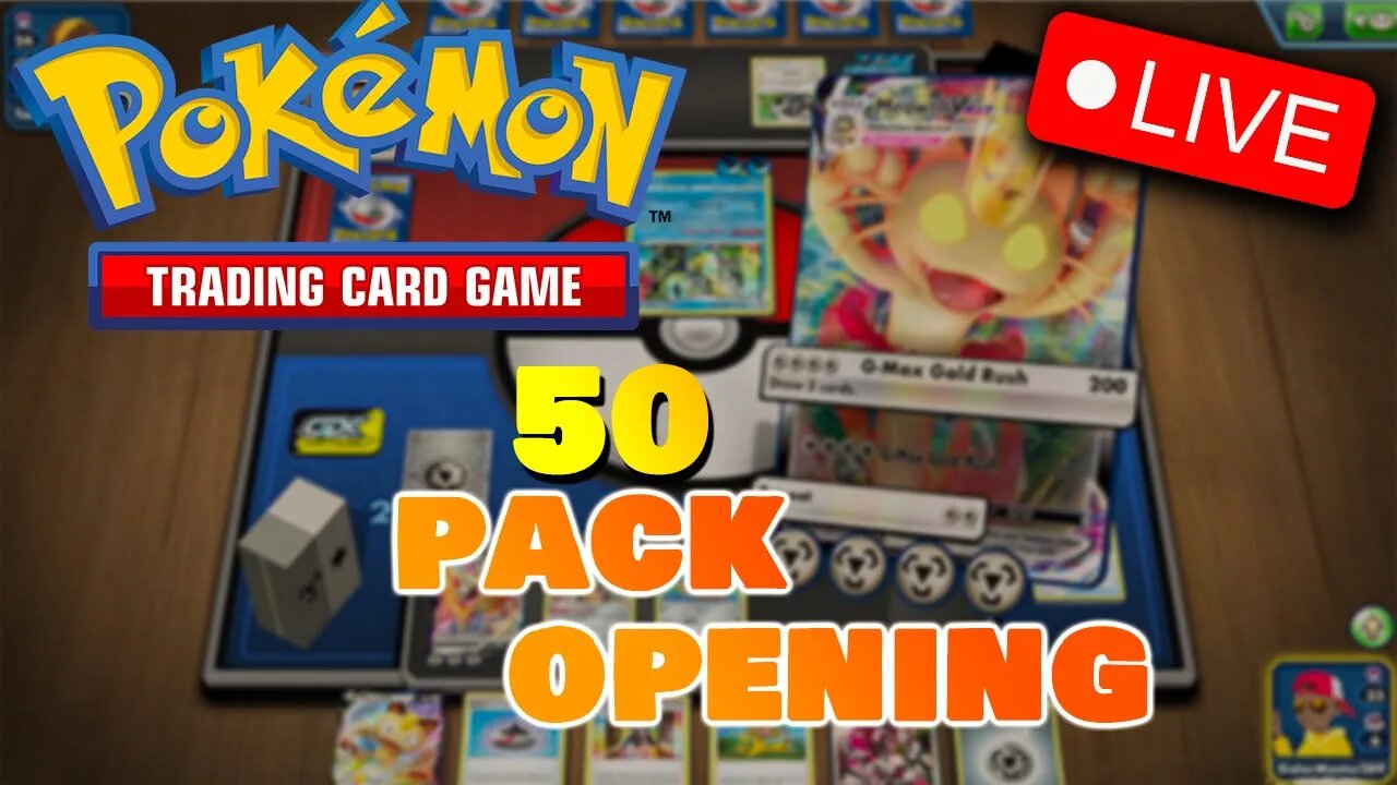 Opening Packs and Playing Pokemon TCG Live