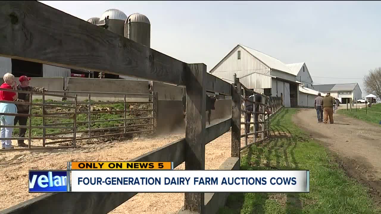 Fourth-generation dairy farmer holds auction Wednesday after calling it quits