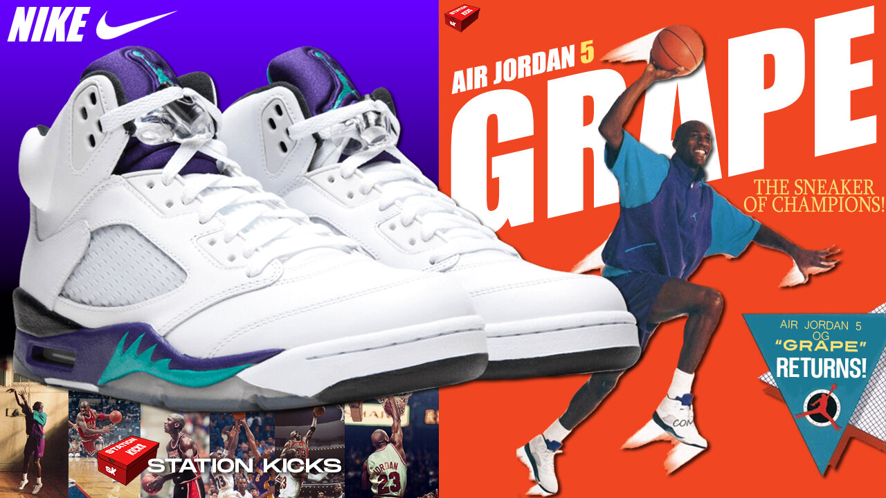 THE “GRAPE” AIR JORDAN 5 OG WILL RETURN IN 2025🔥