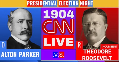Custom CNN Presidential Election | 1904 Alton Parker vs Theodore Roosevelt