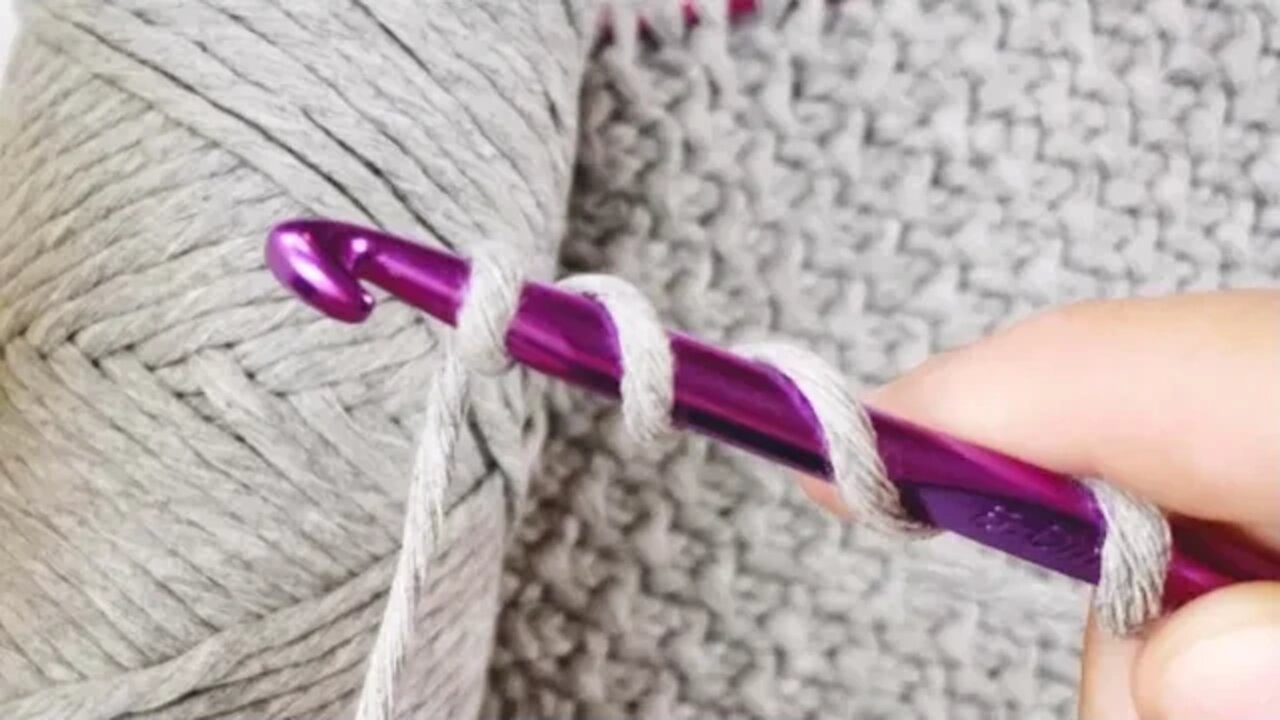 🧶Super Very Very Easy Tunisian Smock Crochet Stitch