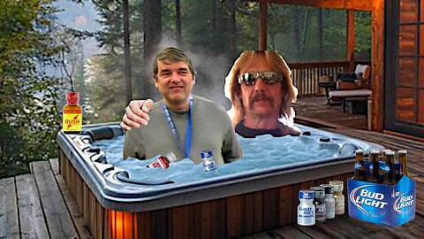 Scott is back yet again!!! Gets comfortable with Joe Katzer in the Hot Tub!