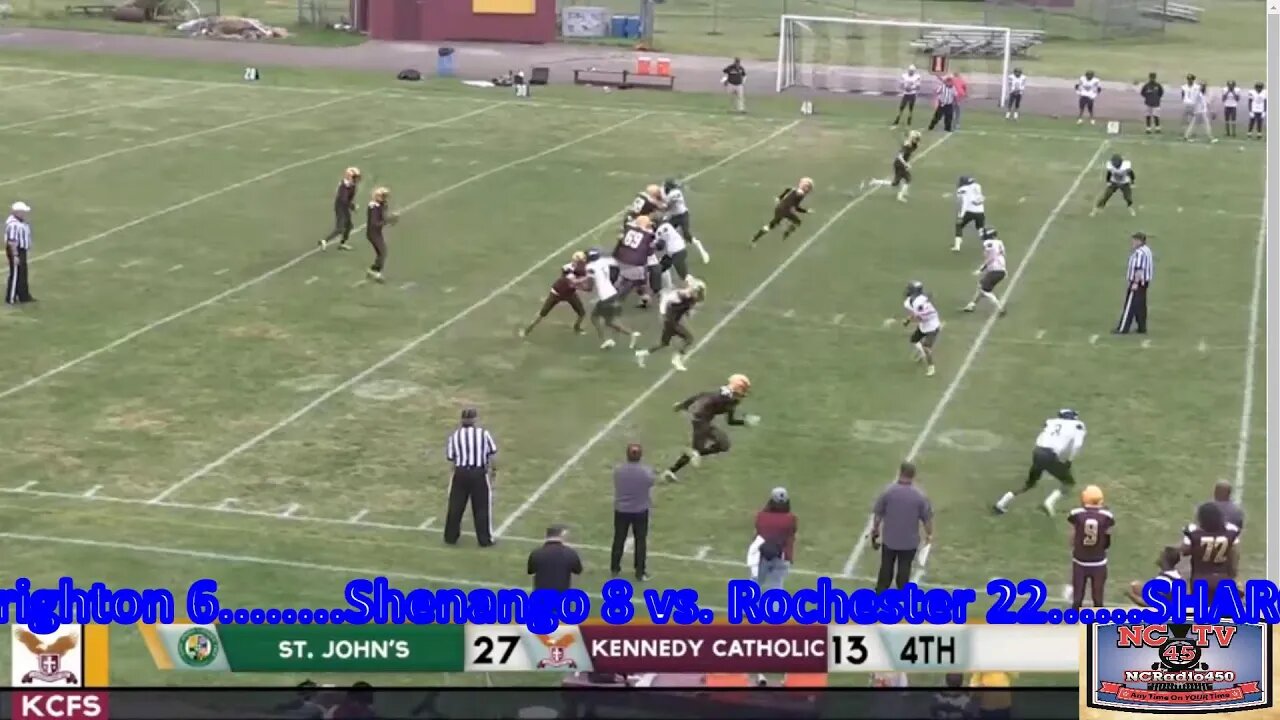 NCTV45 LIVE HIGH SCHOOL FOOTBALL KENNEDY CATHOLIC VS ST JOHNS PREP SEPT 24 2022