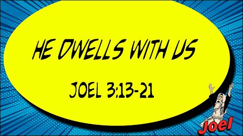 He dwells with us
