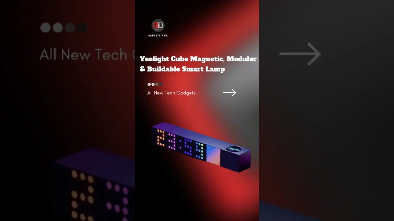 Yeelight Cube Magnetic, Modular & Buildable Smart Lamp #coolgadgets #gadgets #accessories #tech