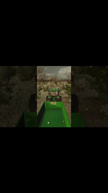 A snowy delivery FS22 #shorts