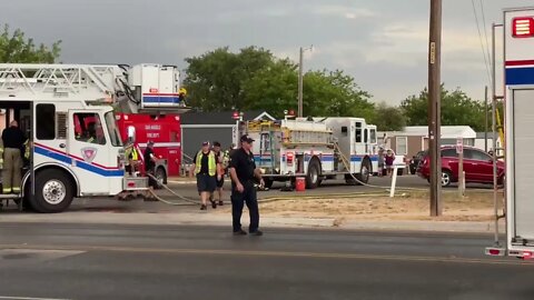 MLK Blvd. Shut Down Following Trailer House Fire