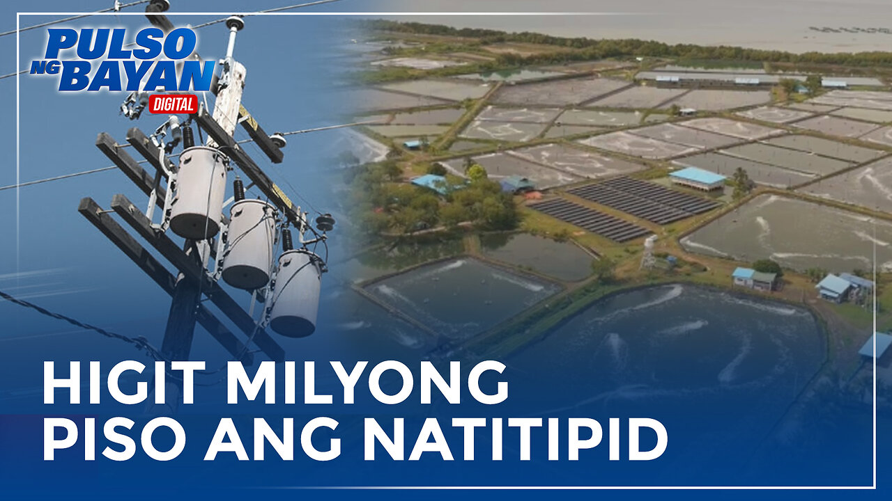 Shrimp farm sa Saranggani na gumagamit ng solar power, higit milyong piso ang natitipid sa kuryente
