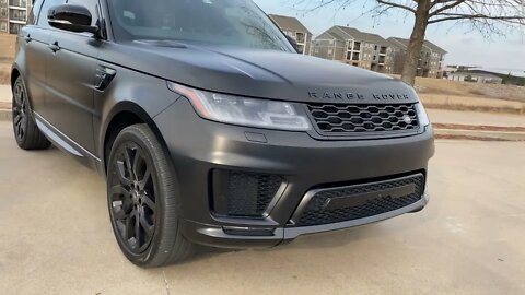 Tulsa Auto Wraps | White Glove Auto | Range Rover | Stealth Wrap