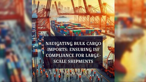 Strategies for ISF Compliance in Bulk Imports