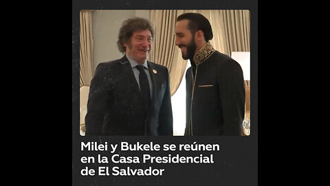 Milei a Bukele: "¿Cómo es esto de ser reelecto?"