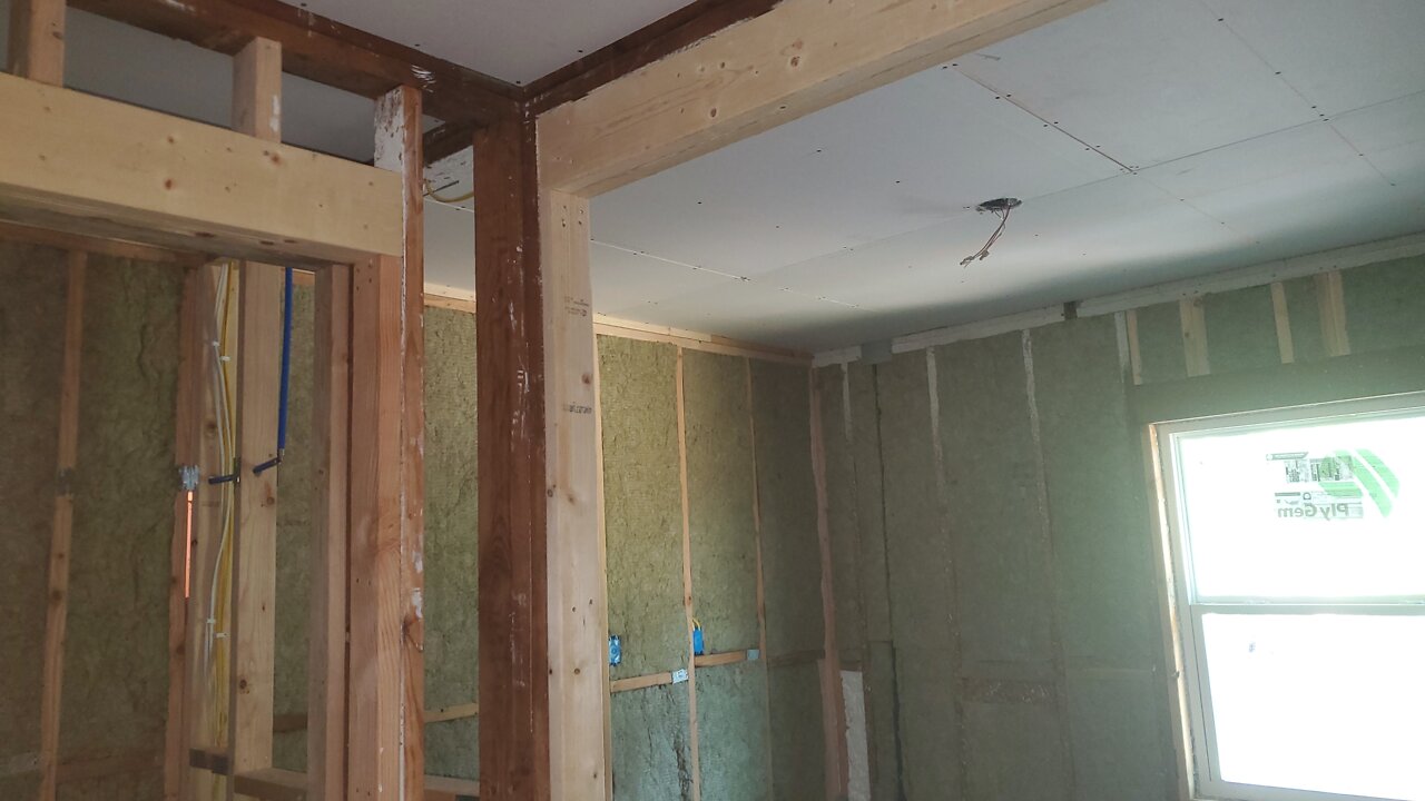 More Ceiling Sheetrock