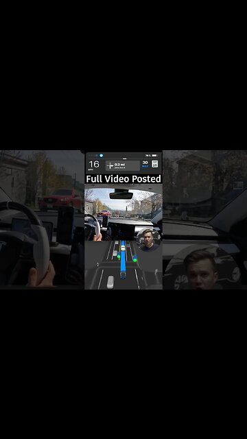 Tesla FSD killing it in seattle #fsd #teslamodel3 #teslafsd #electriccar #car #fsdbeta