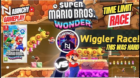 Super Mario Bros Wonder Wiggler Race hardest race yet