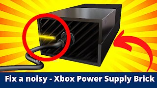 ✅ How to Fix a Noisy Xbox One Power Supply Brick 2021 (REAL FIX) 🔥💥