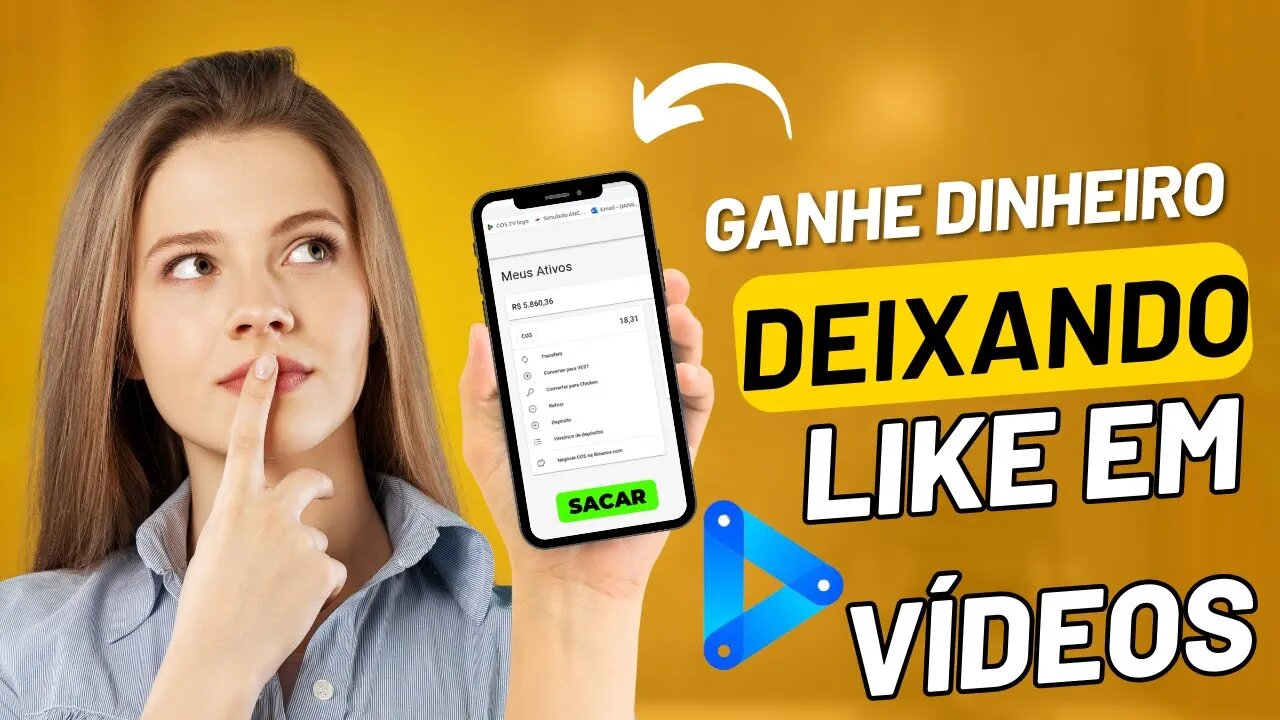 GANHE DINHEIRO DEIXANDO LIKE EM VÍDEOS