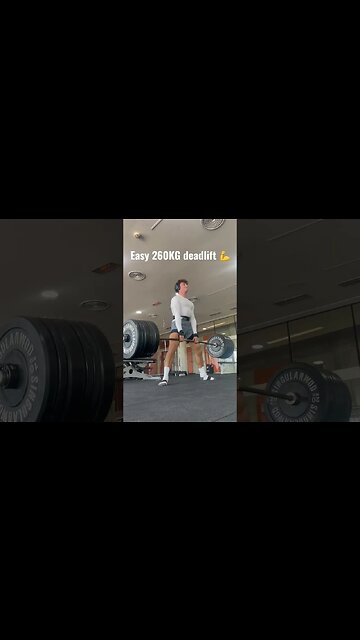 Easy 260KG deadlift #shorts #deadlift #bodybuilding