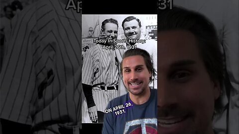 TODAY IN SPORTS HISTORY: 4/26/1931 #shorts