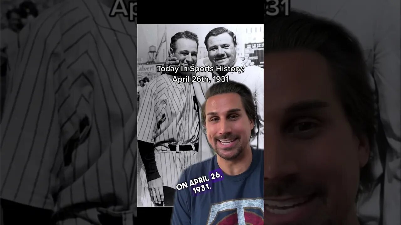 TODAY IN SPORTS HISTORY: 4/26/1931 #shorts