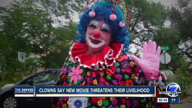 Real-life Denver clowns say they're losing work over 'It' movie