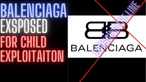 BALENCIAGA PROMOTES child PORN