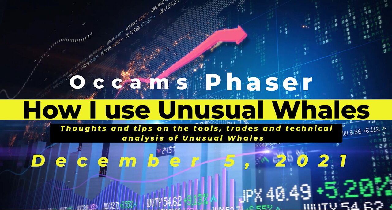 How I use Unusual Whales: Thoughts and tips on the tools, trades and technical analysis