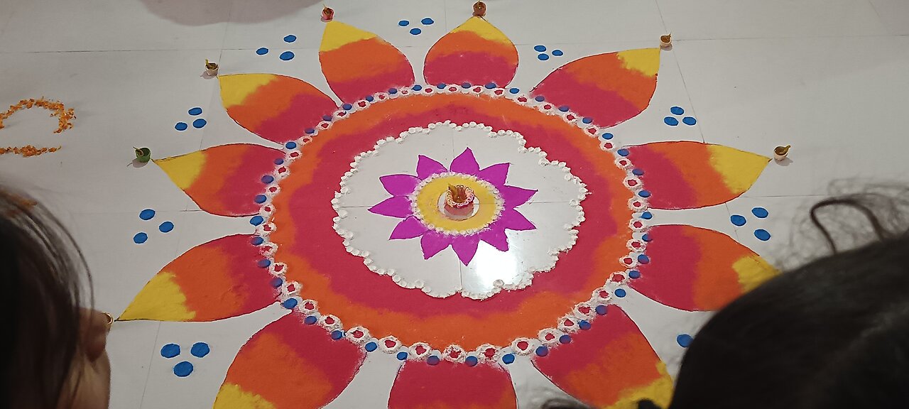 Easy and beautiful rangoli