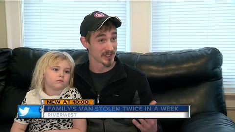 Family's van stolen twice months after moving to Riverwest