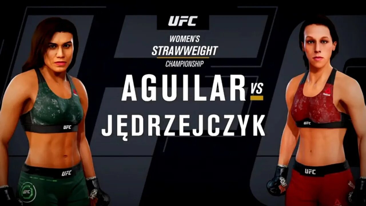 EA Sports UFC 3 Gameplay Joanna Jędrzejczyk vs Jessica Aguilar