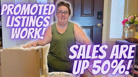 Promoted Listings Work! Sales Are up 50% This Month!