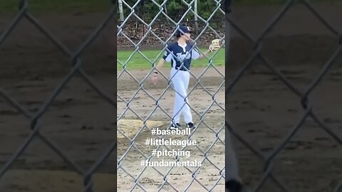 Jackson taking the bump #baseball #fundamentals #baseballlife #compete #littleleague #pitching