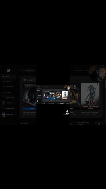 jogo grátis Epicgames #pcgaming #dishonored #pc #jogosgrátis #bethesda