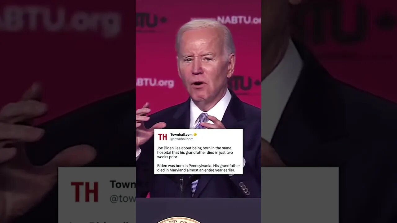 Why did Joe Biden LIE about WHERE and WHEN his grandfather died?