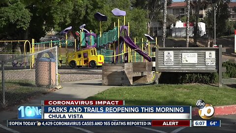 Chula Vista parks, trails reopen