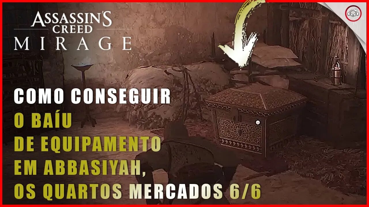 AC Mirage, Como conseguir o baú de equipamento em Abbasiyah, Os Quatro Mercados #6/6 | Super-Dica