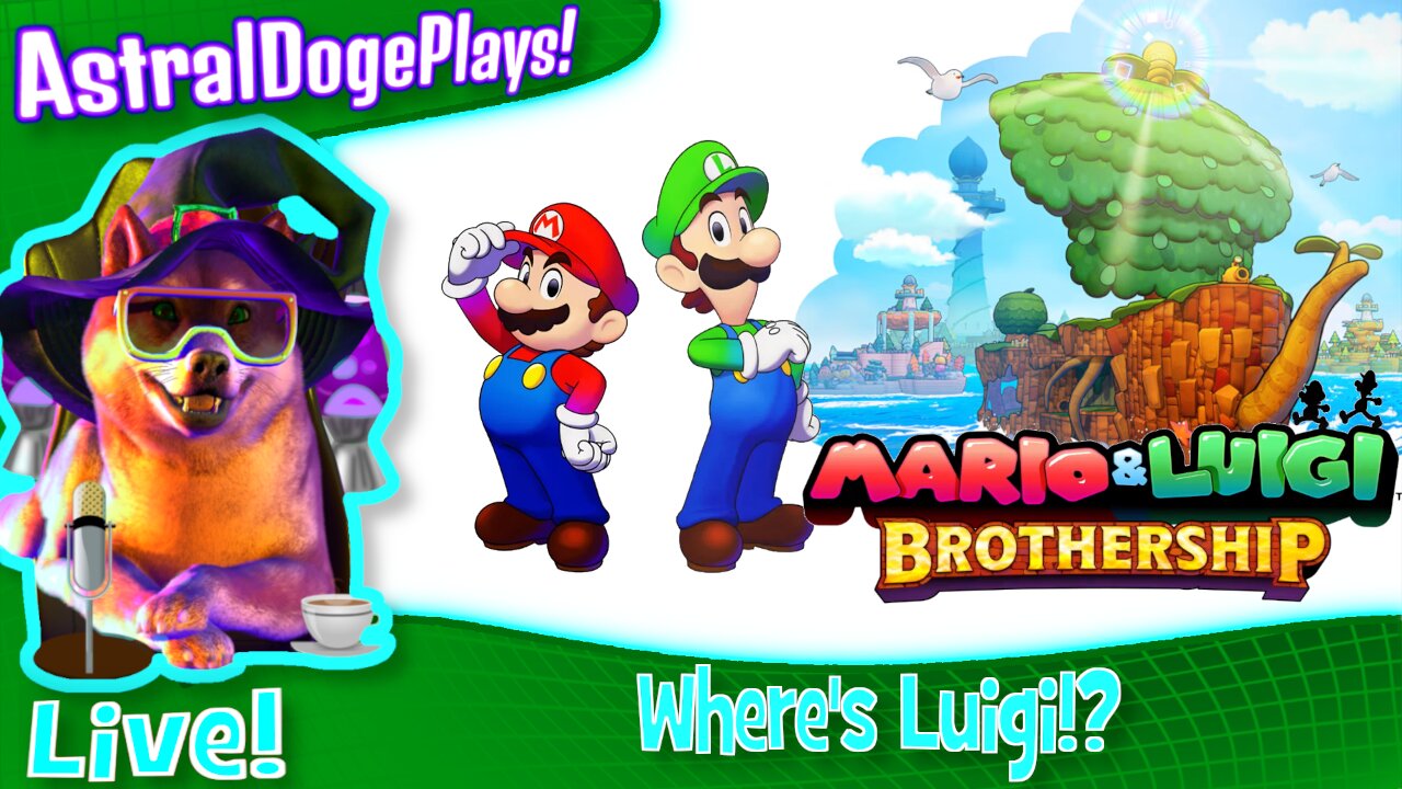 Mario and Luigi Brothership ~LIVE!~ Where's Luigi!?