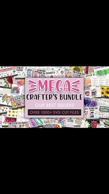 1000+ SVG BUNDLE - My Best Sellers in One Mega Bundle! #shorts