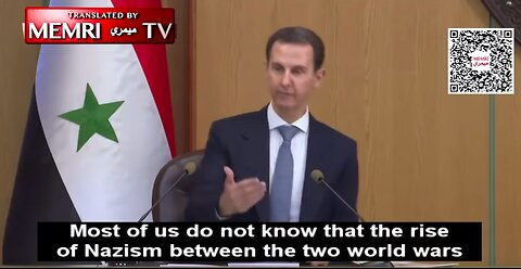 Did Syria's President insinuate Israel’s identity is of these people?