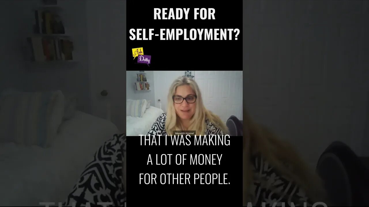 Ready for Self Employment