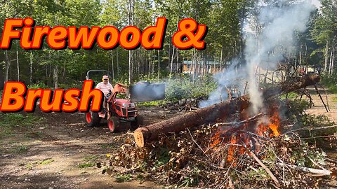 Making Firewood & Burning Brush