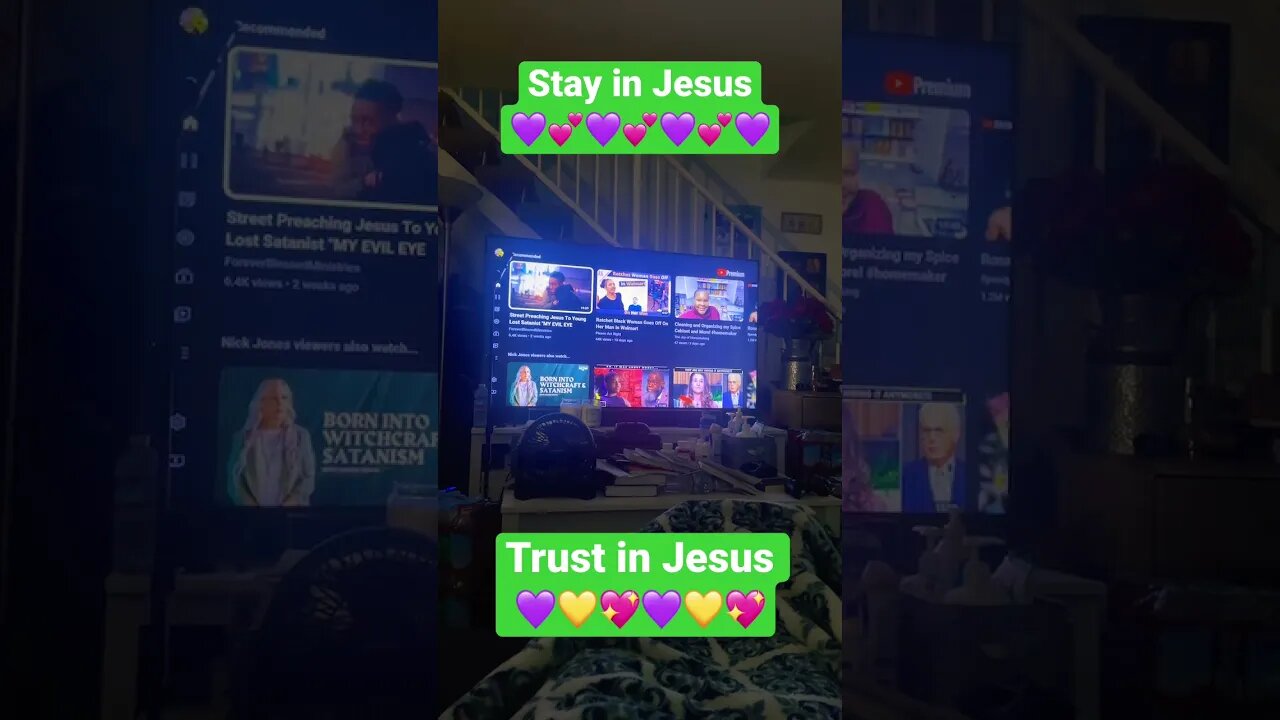 MEDITATE ON HEAVENLY THINGS AND CONTINUE TO REBUKE ALL FEAR!!!