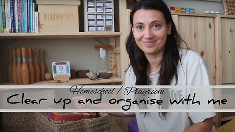Homeschool room | Clear up and organise with me