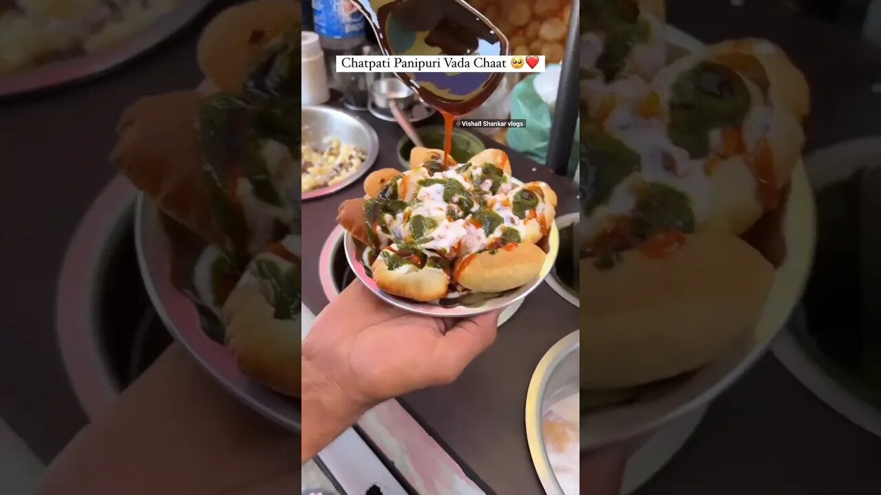 Panipuri Chaat 😍 #foodvlog #food