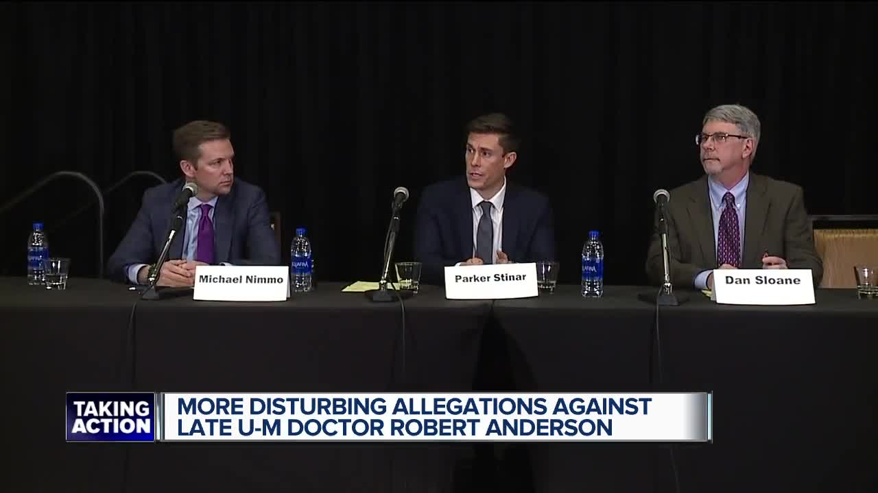 More disturbing allegations against late UM doctor Robert Anderson