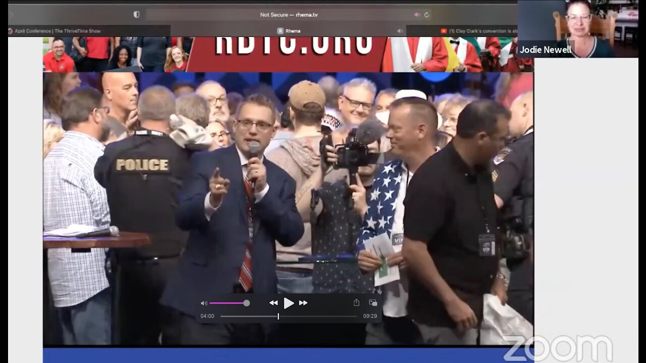 Clay Clark's convention is streamed LIVE now. It's amazing. 4-16-21