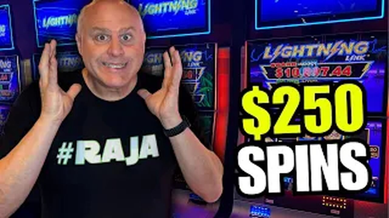 $250/SPIN MAX BET LIGHTNING LINK SHOWDOWN!