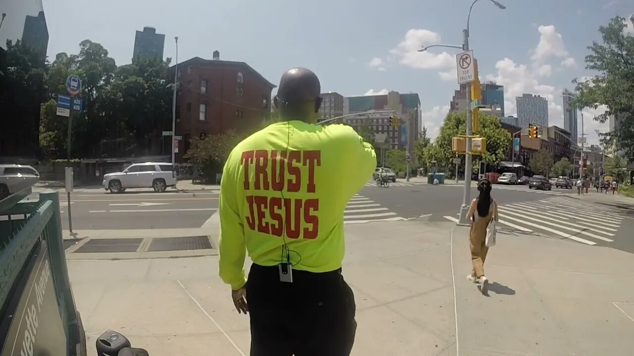 Heckler Cussed At Street Preacher, Sunday, 7/23/23