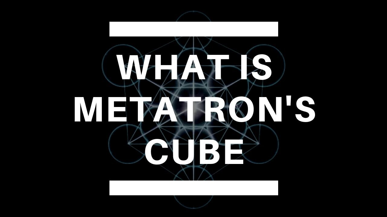 What is METATRON'S Cube? Not to be confused with a transformer !