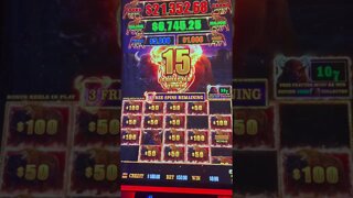 Midday Bonus Video - Buffalo Link $50 Hold & Spin! Foxwoods Resort & Casino #shorts