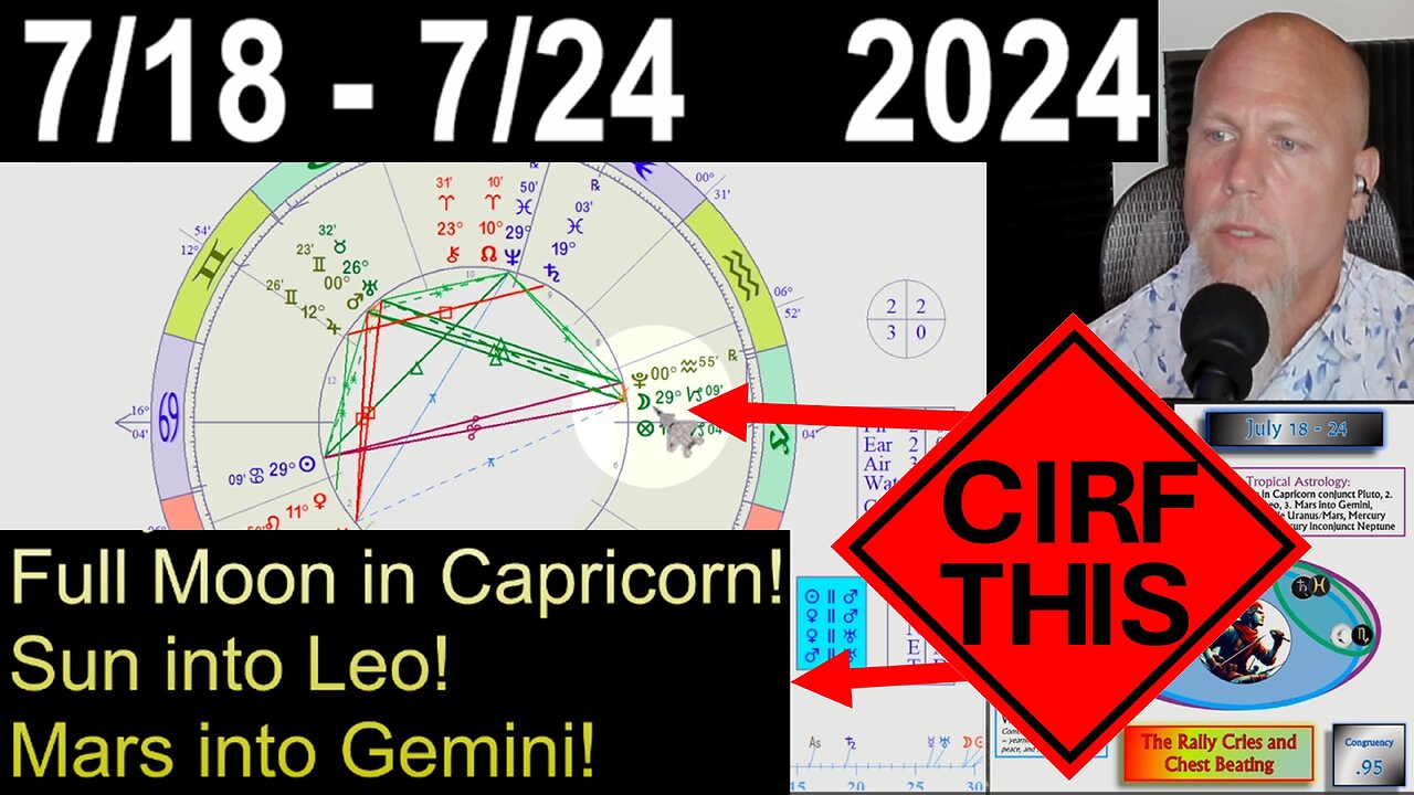 The Full Moon LEADS and the Lion ROARS! CIRF #422: 7/18 - 7/24 2024